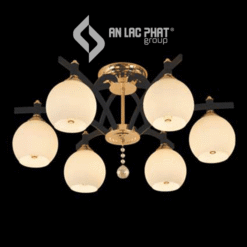 Đèn chùm trang trí hiện đại chao thủy tinh Euroto C-85/6