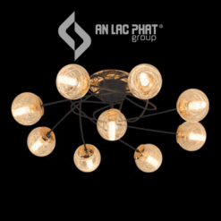 Đèn chùm trang trí phòng khách hiện đại nghệ thuật Euroto C-93/8+1