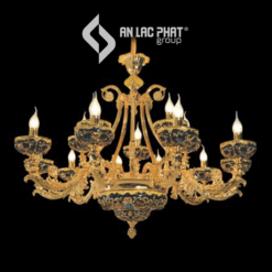 Đèn chùm treo phòng khách chế tác tinh xảo Euroto C-69/15