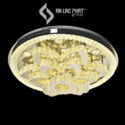 Đèn mâm led tròn pha lê chỉnh sáng linh hoạt Euroto ML-8480