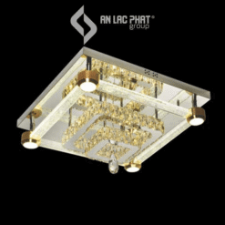 Đèn mâm pha lê vuông ốp trần cao cấp Euroto ML-8388