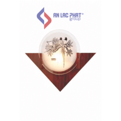 Đèn treo tường tân cổ điển chao thủy tinh mờ Euroto V-70