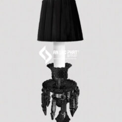 Đèn gắn tường trang trí phòng khách VDC9801T1 đen 355 Decor đẹp