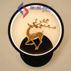 Đèn led trang trí tường màu đen sang trọng Euroto V-866