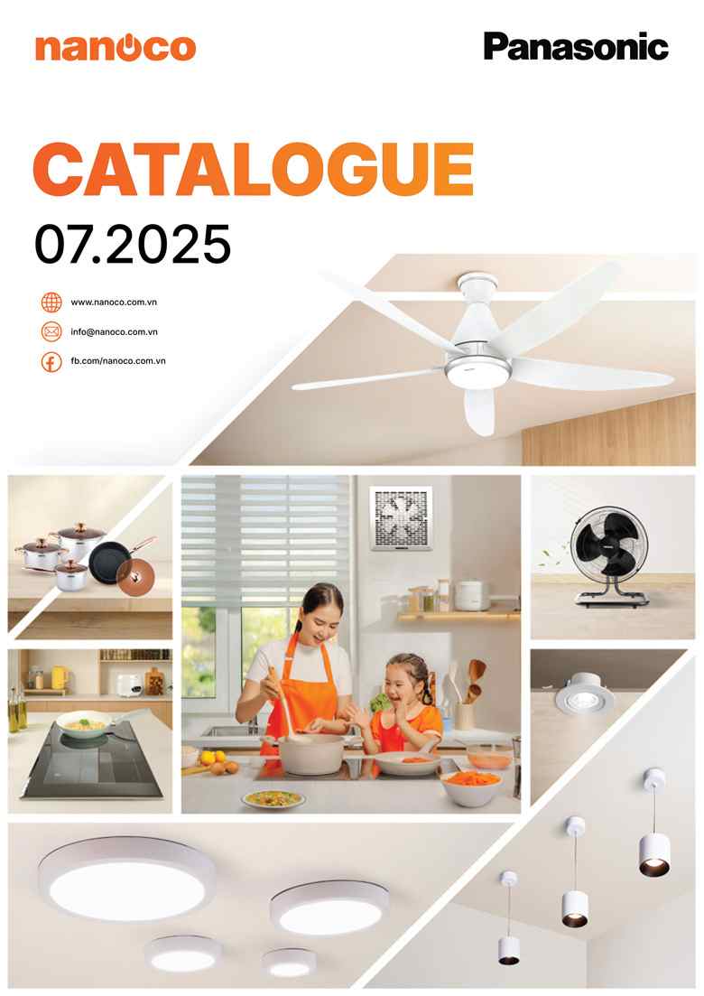 Catalogue bảng giá Nanoco Panasonic 2025