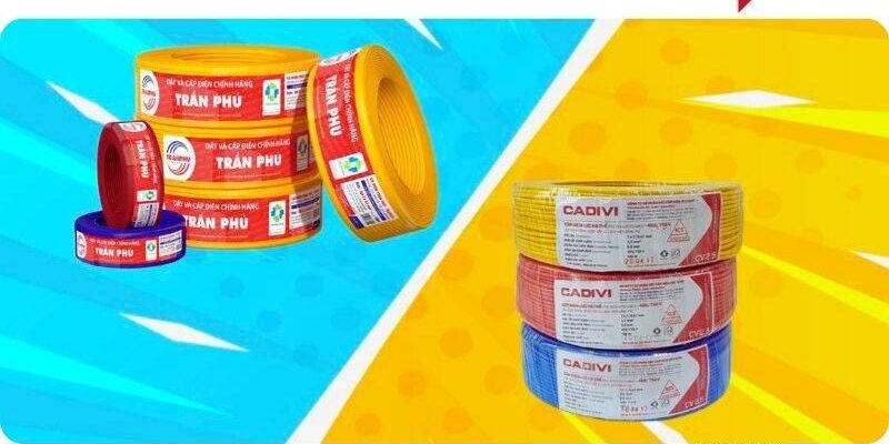 So sánh dây điện Trần Phú và Cadivi loại nào tốt hơn?